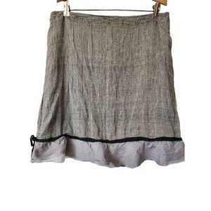 neesh by D.A.R. Gray Lagenlook Coquette Skirt XL